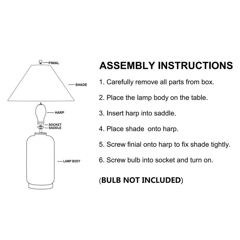 Kineta Global Blue Table Lamp