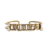 18K Dior J?¡¥adior Pearls Open Cuff Bracelet