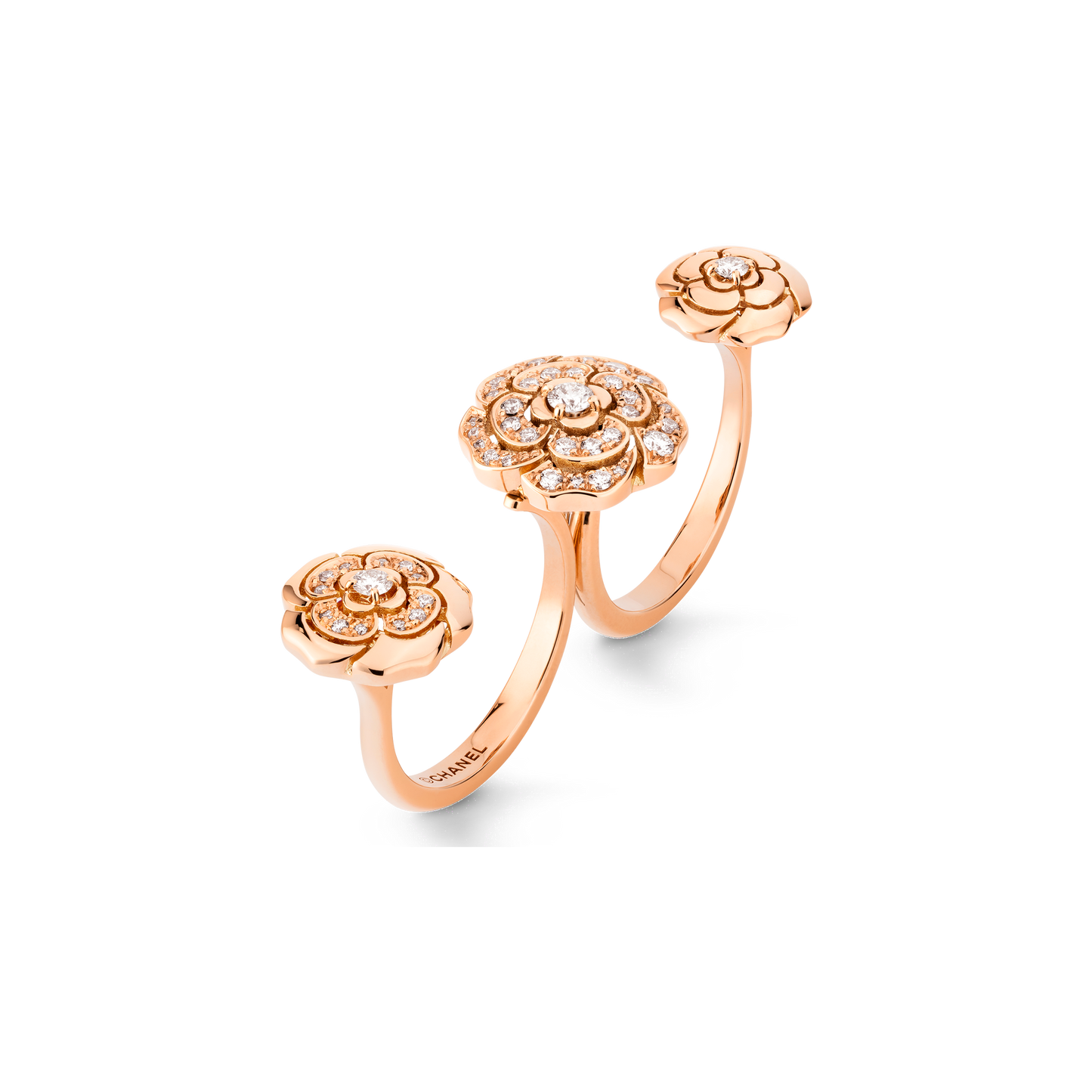 18K Chanel Extrait De Cam¡§|lia Transformable Ring