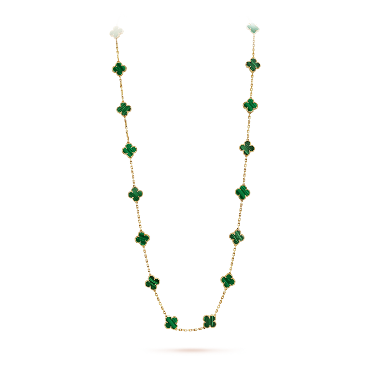 18K Vintage Alhambra 20 Motifs Long Necklace