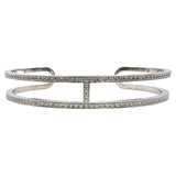 18K Ever Chain D?¡¥ancre Cuff Diamond H Bracelet