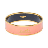 18K Hermes Enamel Cal¡§¡§che Wide Bangle Bracelet