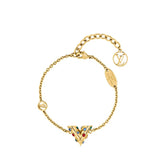18K Louis Essential V Plan¡§¡§te Bracelet