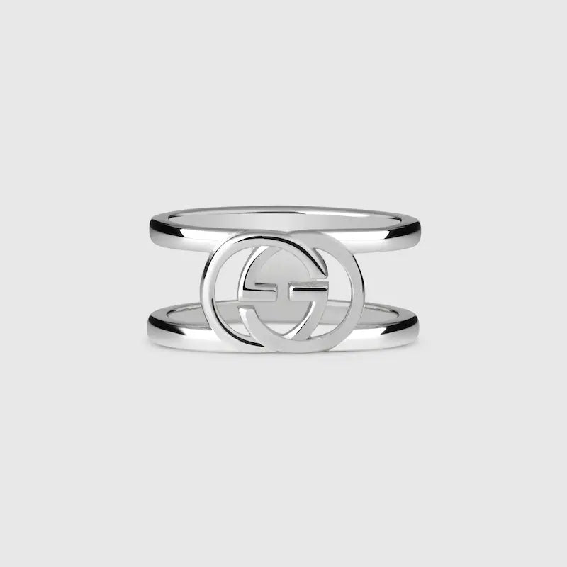 GG Interlocking G Wide Open Ring