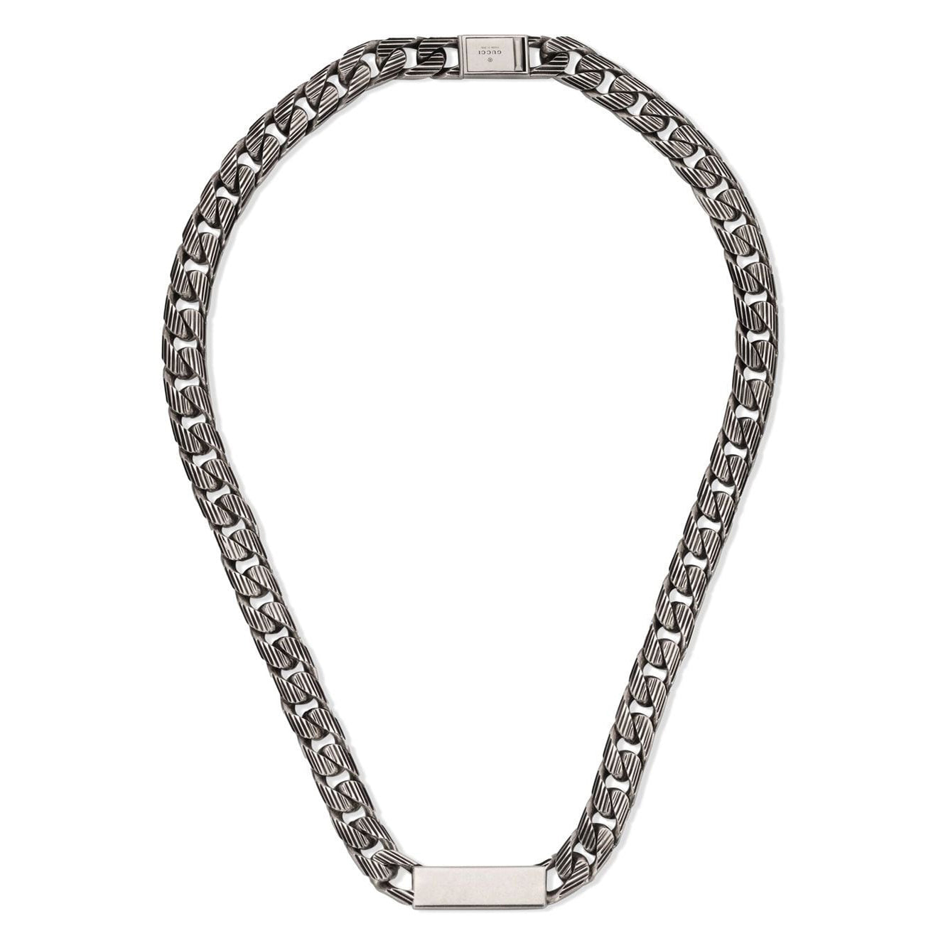 GG Logo Enamel Chain Necklace