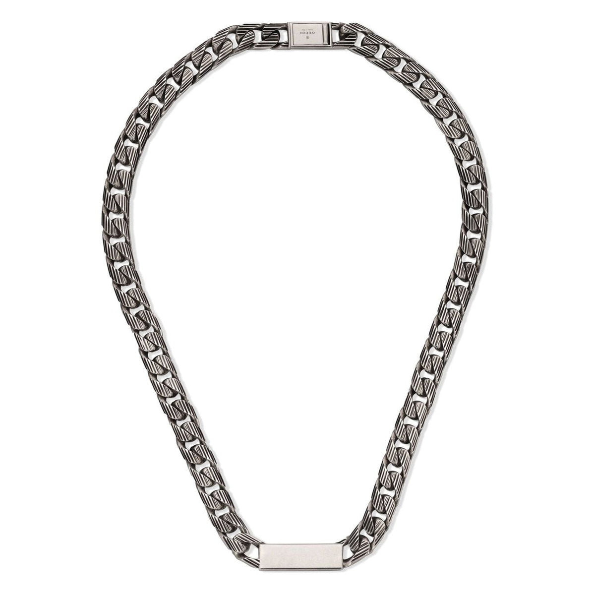 GG Logo Enamel Chain Necklace