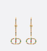 18K CD 30 Montaigne Crystals Earrings