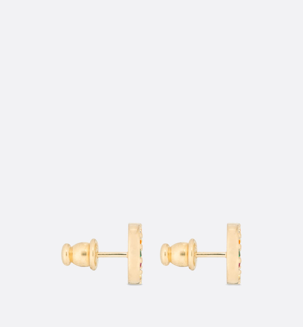 18K Petit CD Stud Earrings