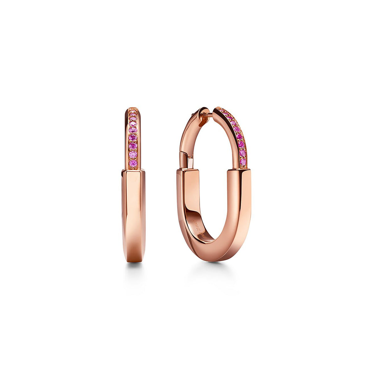 18K T Lock ROS¡§| Edition Medium Earrings