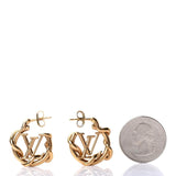 18K Louis Garden Louise Hoop Earrings