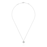 18K Sweet Alhambra Diamond Necklace