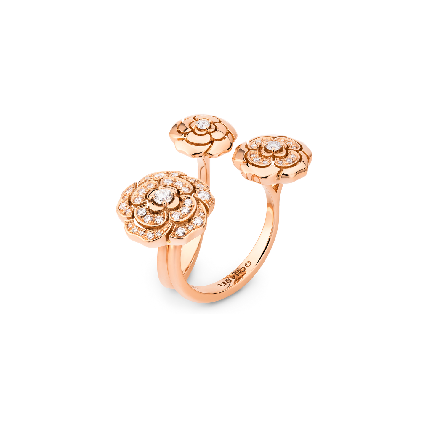 18K Chanel Extrait De Cam¡§|lia Ring