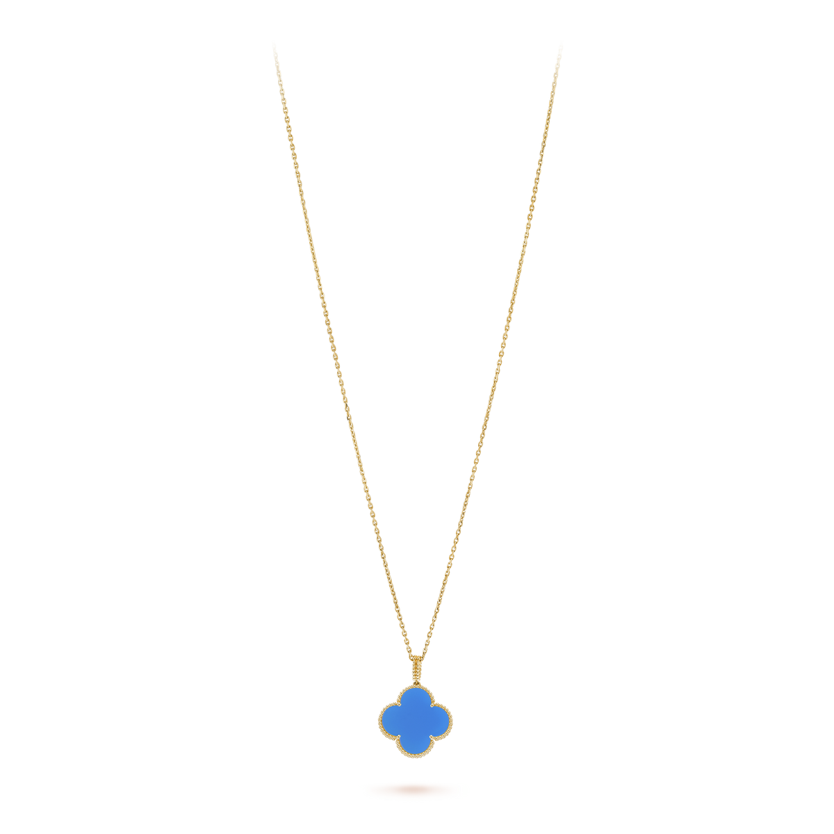 18K Magic Alhambra Agate Clover Necklace