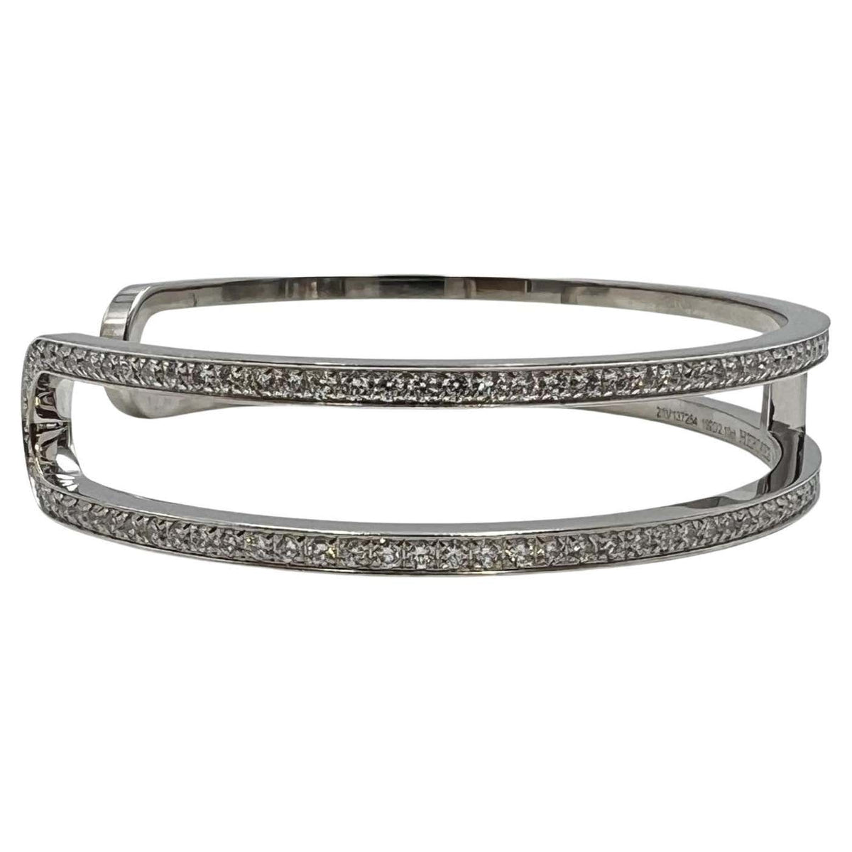 18K Ever Chain D?¡¥ancre Cuff Diamond H Bracelet