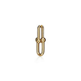 18K T HardWear Large Link Diamonds Earrings