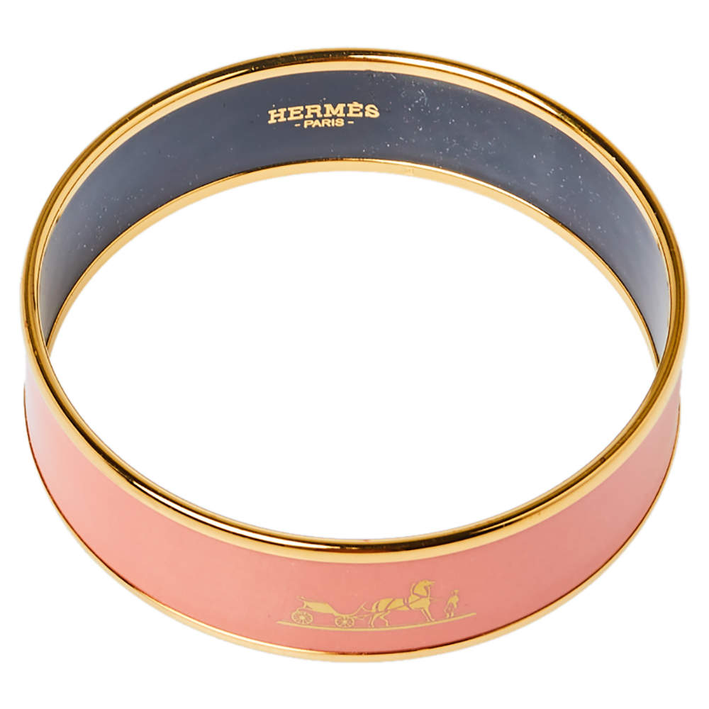 18K Enamel Cal¡§¡§che Wide Bangle H Bracelet