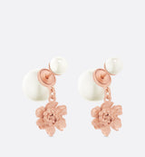 18K CD D-Millefiori Earrings