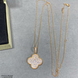 18K Magic Alhambra One Motifs Diamonds Clover Necklace