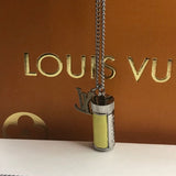 18K Louis Collier Fluo Charms Vintage Necklace