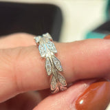 18K White Gold Victoria Vine Ring