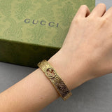 18K GG Open Bangle Bracelet
