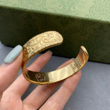 18K GG Open Bangle Bracelet