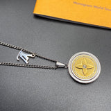 18K Louis Catch Pendant Necklace