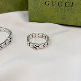 GG Interlocking G Wide Ring