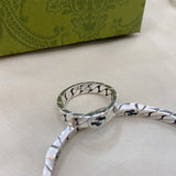 GG Interlocking G Wide Ring