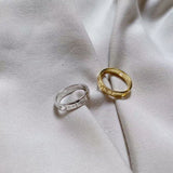 18K GG White Gold Ring