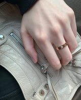 18K Love Wedding One Diamond Ring