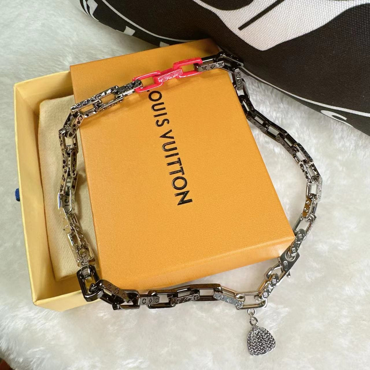 18K Louis x YK Monogram Chain Necklace