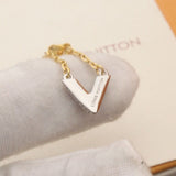 18K Louis Volt Upside Down Earrings