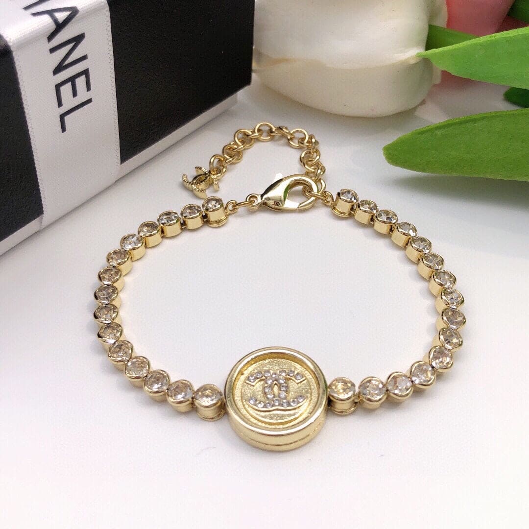 18K Diamonds CC Bracelet