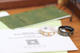 18K GG Interlocking G Icon Black Corundum Ring