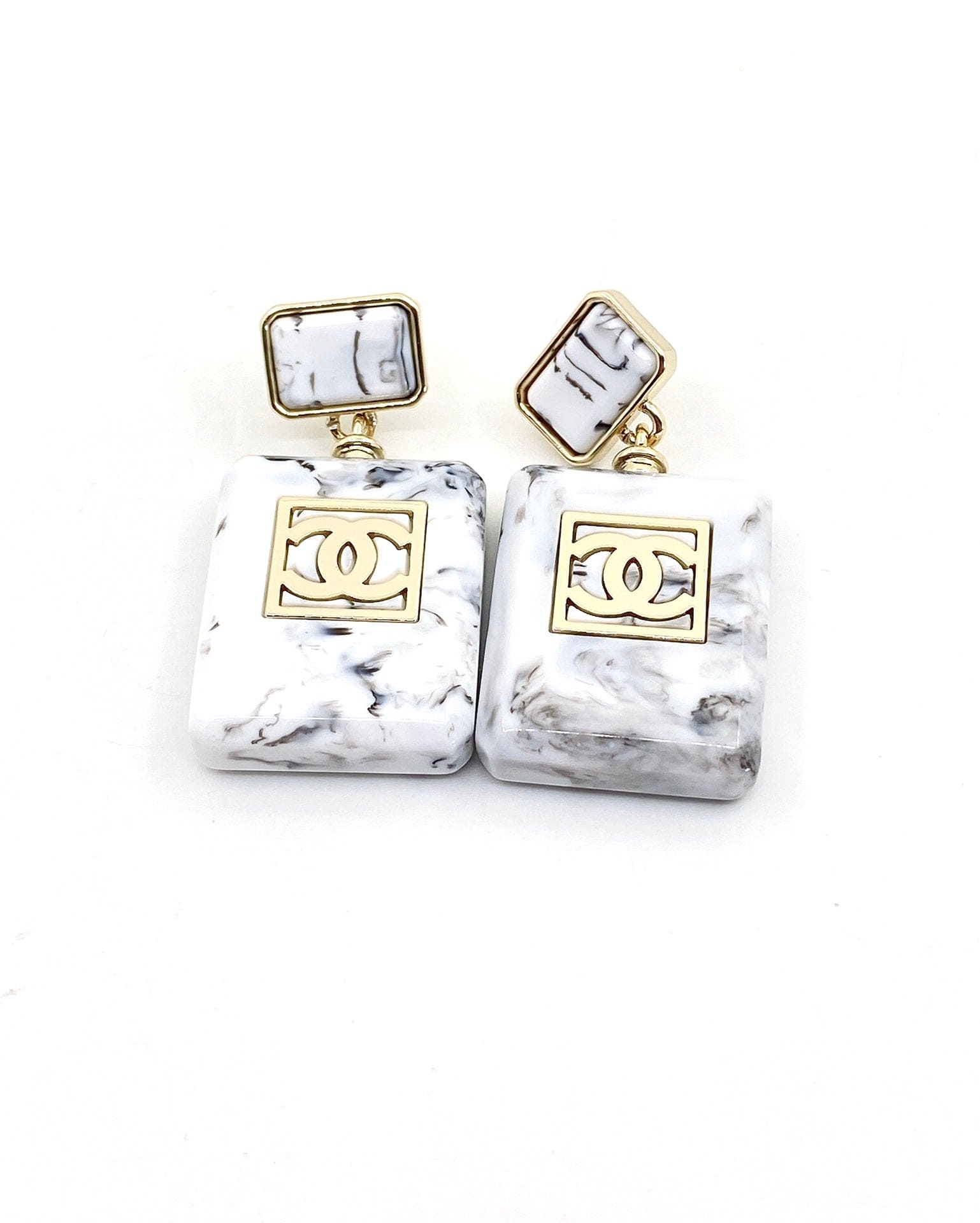 18K CC Eternal No??5 Earrings