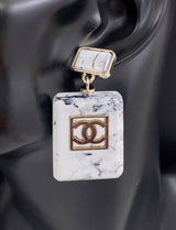 18K CC Eternal No??5 Earrings