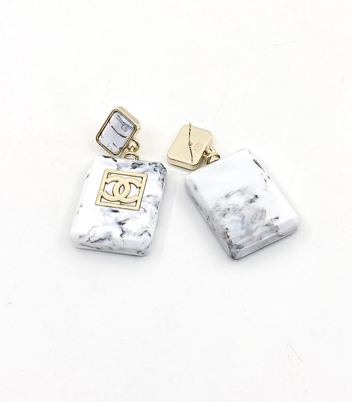 18K CC Eternal No??5 Earrings
