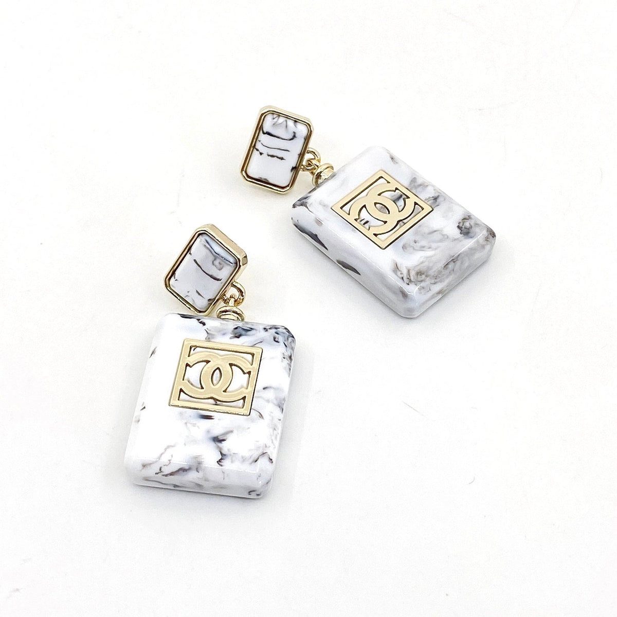 18K CC Eternal No??5 Earrings