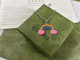 GG Rainbow Pendant Necklace