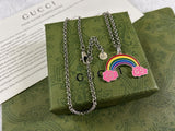 GG Rainbow Pendant Necklace