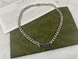 GG Enamel Chain Necklace