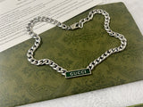 GG Enamel Chain Necklace