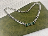 GG Enamel Chain Necklace