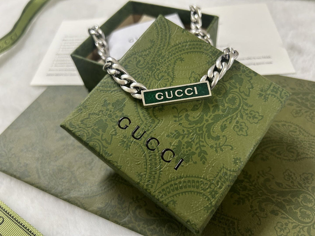 GG Enamel Chain Necklace