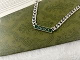 GG Enamel Chain Necklace