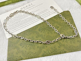 GG Interlocking G Chain Necklace