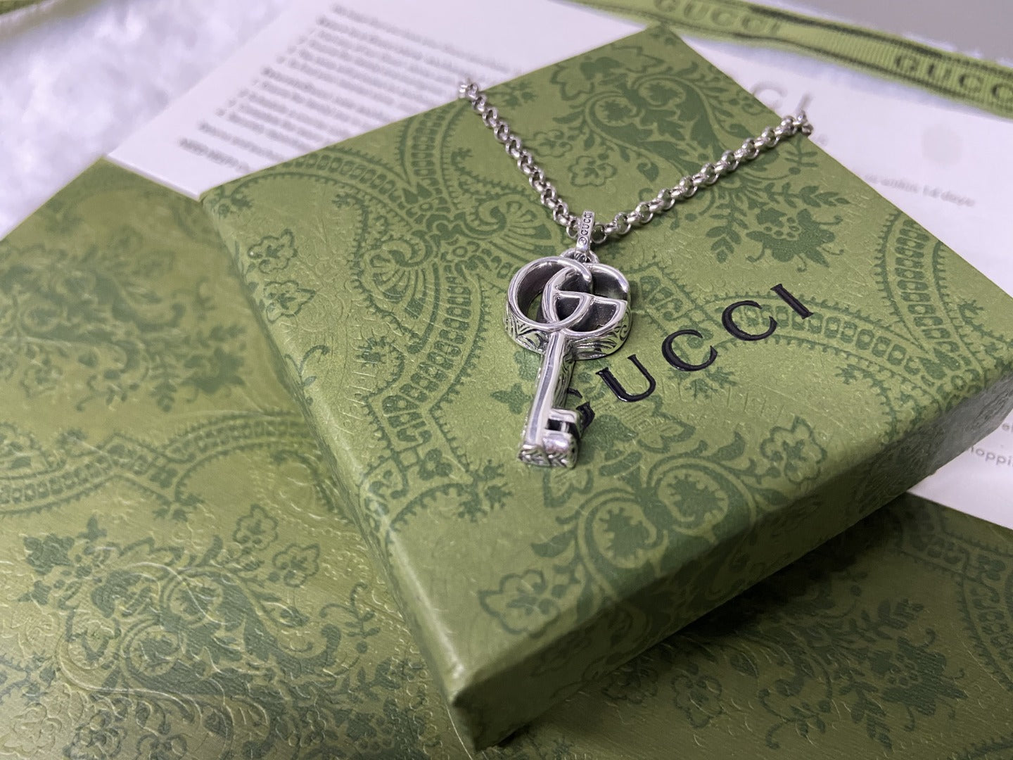 GG Key Necklace