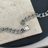 GG Logo Enamel Chain Necklace