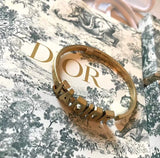18K CD J'Adior Open Cuff Bracelet